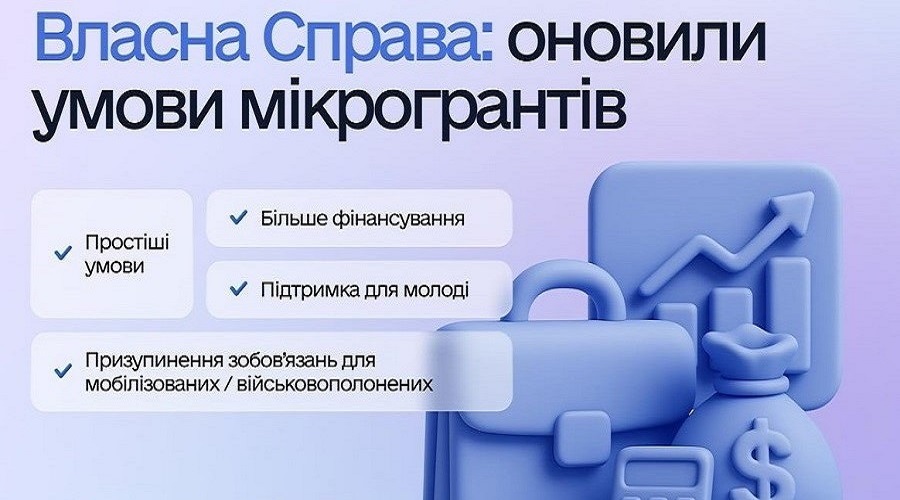 Розширено можливості в отриманні мікрогрантів